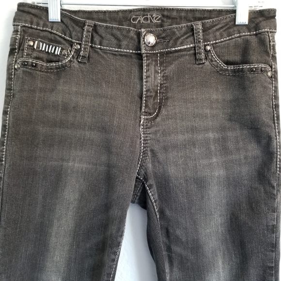 Cache Skinny Embellished Bling Black Jeans… - Picture 4 of 7